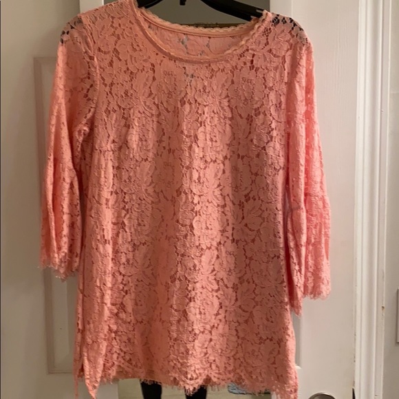 Isaacmizrahi Live Lace Top - Picture 1 of 3